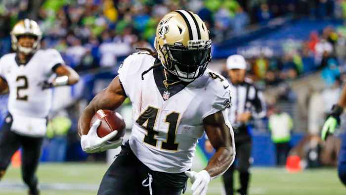 Alvin Kamara New Orleans Saints vs. Atlanta Falcons